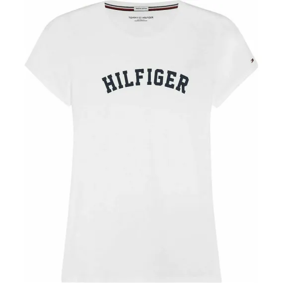 Zenan futbolka Tommy Hilfiger, Reňk: Ak, Ölçeg: S