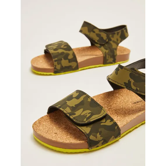 Oglan çagalar üçin sandal LC Waikiki, Reňk: Haki, Ölçeg: 32, 3 image