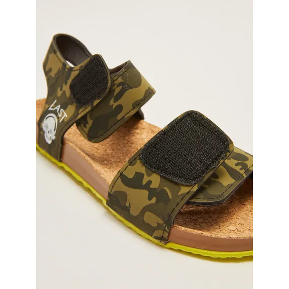 Oglan çagalar üçin sandal LC Waikiki, Reňk: Haki, Ölçeg: 32, 7 image