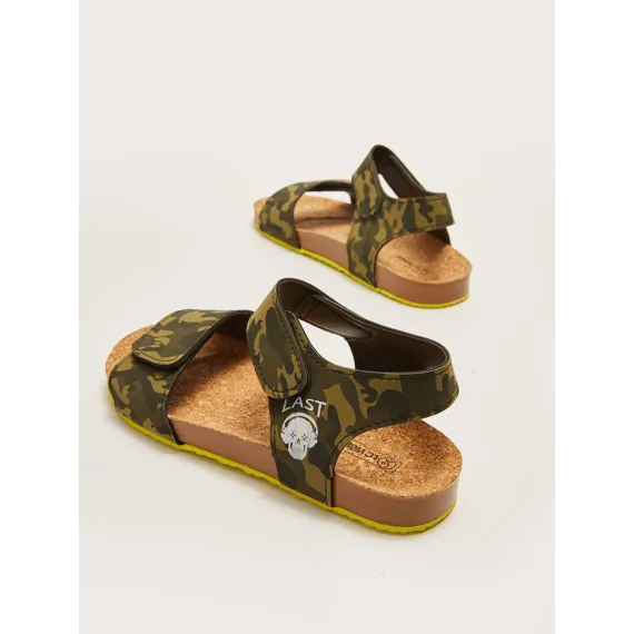 Oglan çagalar üçin sandal LC Waikiki, Reňk: Haki, Ölçeg: 32, 5 image