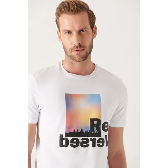Erkekler üçin futbolka AVVA, Reňk: Ak, Ölçeg: 2XL, 2 image