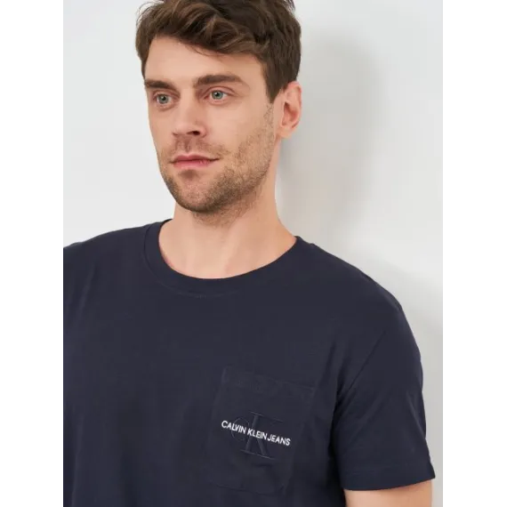 Футболка CALVIN KLEIN JEANS, Цвет: Синий, Размер: S, изображение 4