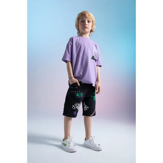 Шорты DeFacto, Цвет: Черный, Размер: 11-12 лет, изображение 2