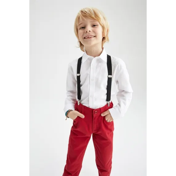 Рубашка DeFacto, Цвет: Белый, Размер: 8-9 лет, изображение 2