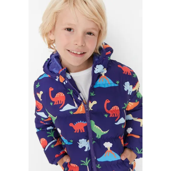 Oglanlara kurtka TRENDYOLKIDS, Reňk: Gök, Ölçeg: 8-9 ýaş, 2 image