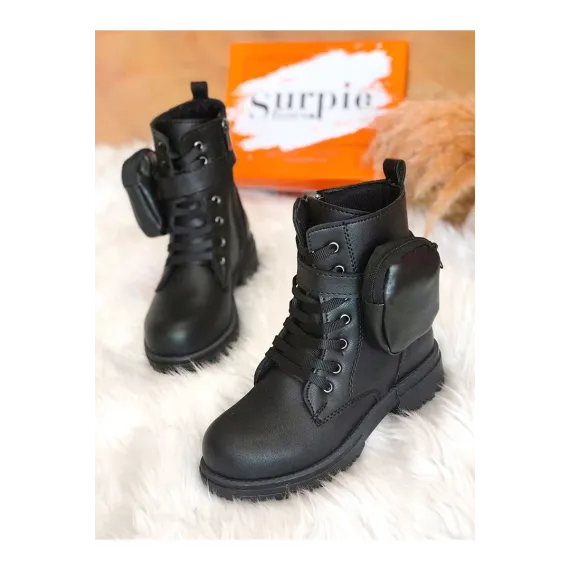 Ботинки Surpie Shoes, Цвет: Черный, Размер: 31