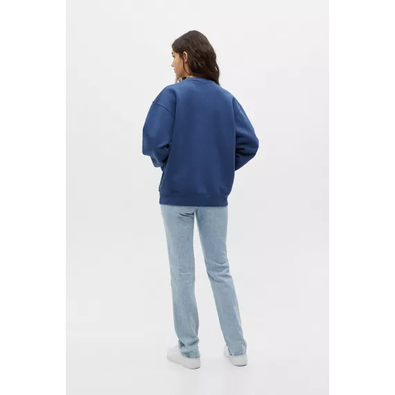 Свитшот Pull & Bear, Цвет: Синий, Размер: S, изображение 2