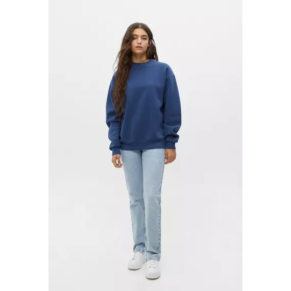Свитшот Pull & Bear, Цвет: Синий, Размер: S, изображение 4