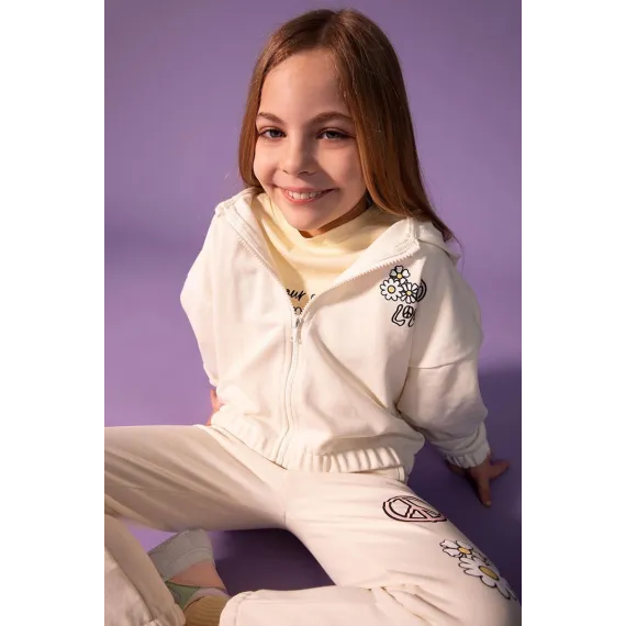 Кардиган DeFacto, Цвет: Бежевый, Размер: 8-9 лет