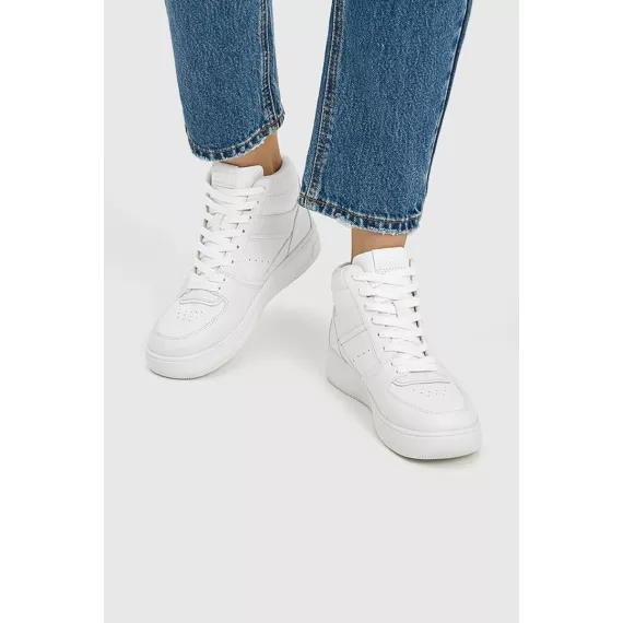 Кроссовки Pull & Bear, Цвет: Белый, Размер: 36, изображение 2