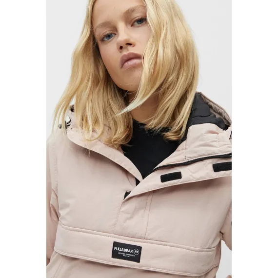 Куртка Pull & Bear, Цвет: Розовый, Размер: XS, изображение 3