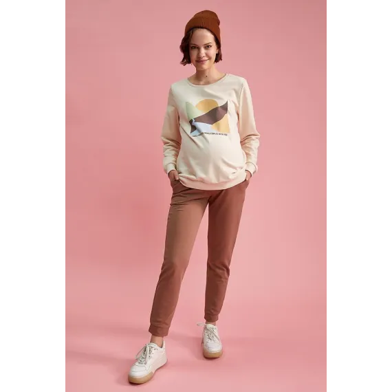 Göwreli zenan üçin jogger balak DeFacto, Reňk: Goňur, Ölçeg: XL, 2 image