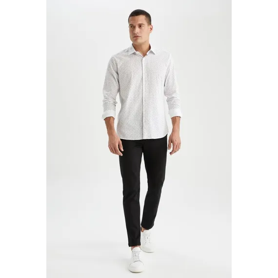 Erkek köýnek DeFacto, Reňk: Ak, Ölçeg: 2XL, 2 image