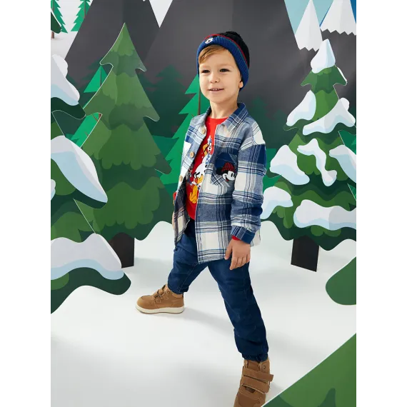Рубашка LC Waikiki, Цвет: Синий, Размер: 3-4 года, изображение 3