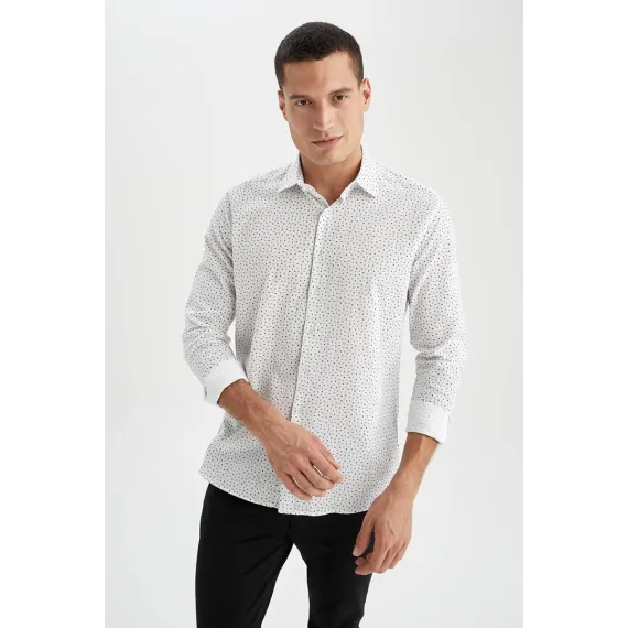 Erkek köýnek DeFacto, Reňk: Ak, Ölçeg: 2XL