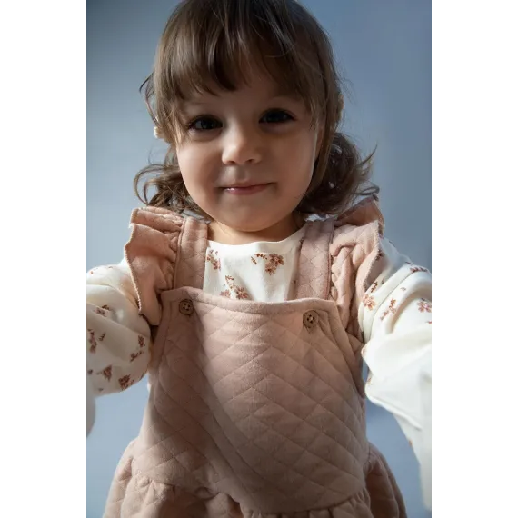 Kiçi gyzlar üçin komplekt DeFacto, Reňk: Bež, Ölçeg: 9-12 aý, 5 image