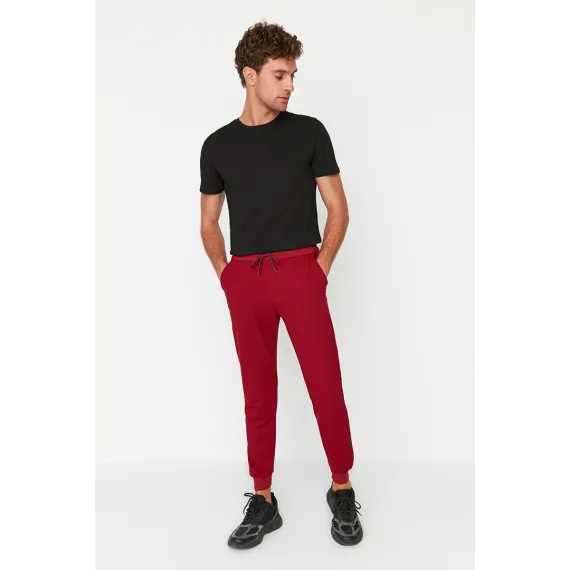 Спортивные штаны TRENDYOL MAN, Цвет: Бордовый, Размер: M, изображение 2