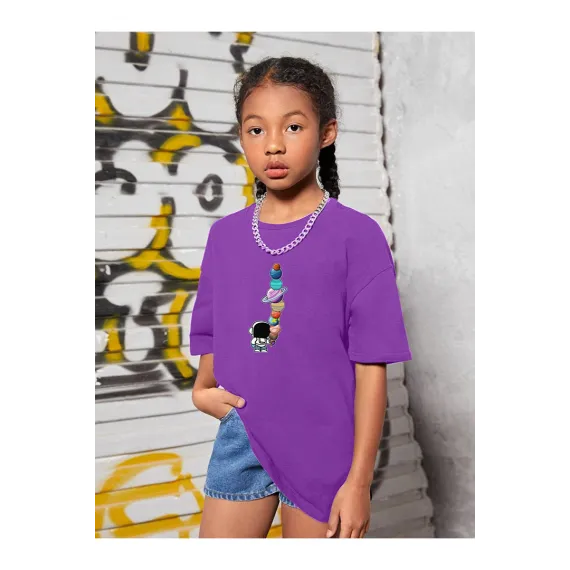 Футболка MODADEER, Цвет: Пурпурный, Размер: 7-8 лет