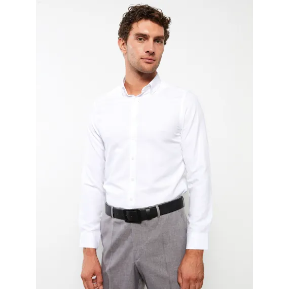 Erkekler üçin köýnek LC Waikiki, Reňk: Ak, Ölçeg: 2XL, 3 image