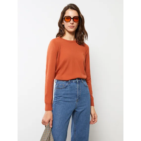 Свитер LC Waikiki, Цвет: Оранжевый, Размер: 3XL, изображение 2