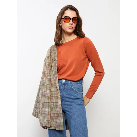 Свитер LC Waikiki, Цвет: Оранжевый, Размер: 3XL