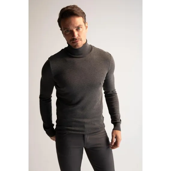 Erkekleriň žempiri DeFacto, Reňk: Antrasit, Ölçeg: 2XL, 3 image