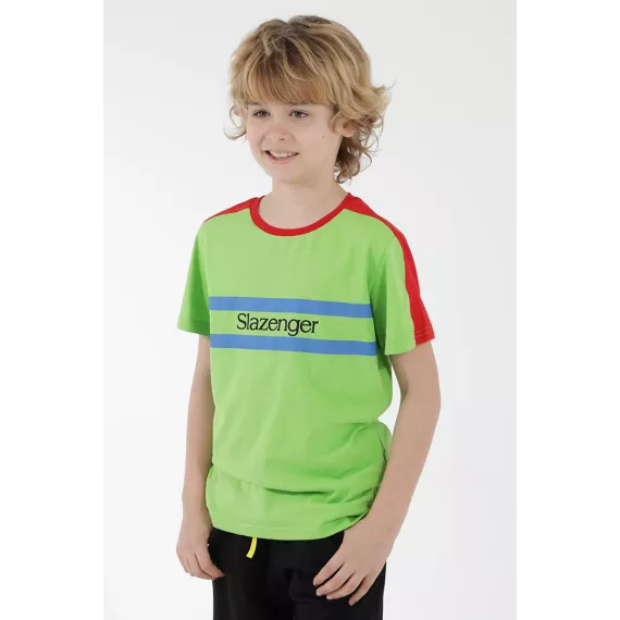 Футболка SLAZENGER, Цвет: Зеленый, Размер: 9-10 лет, изображение 2