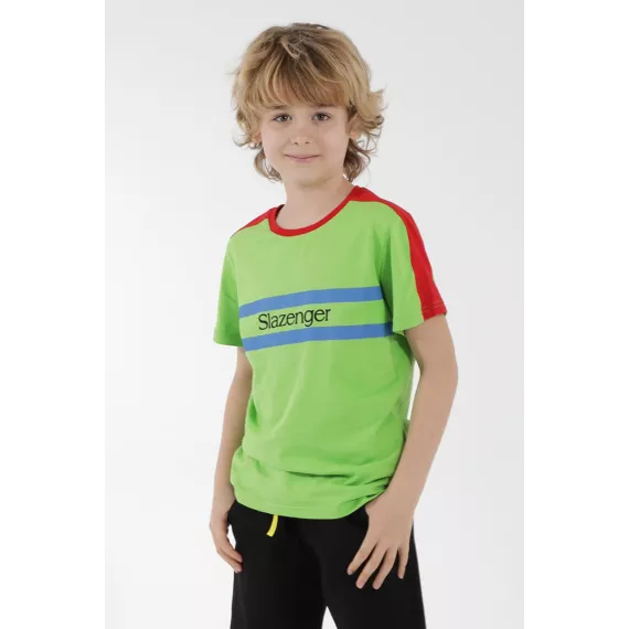 Футболка SLAZENGER, Цвет: Зеленый, Размер: 9-10 лет