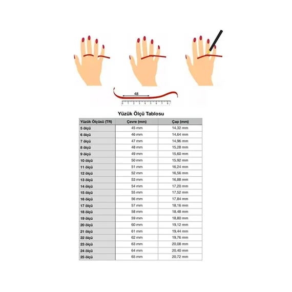 Zenan ýüzük komplekt 14 sany Pelin Aksesuar, Reňk: Kümüş, Ölçeg: STD, 4 image