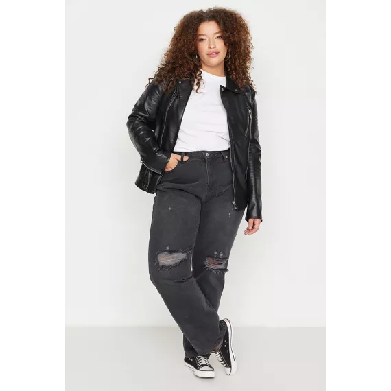 Jins balak Trendyol Curve, Reňk: Çal, Ölçeg: 4XL, 2 image