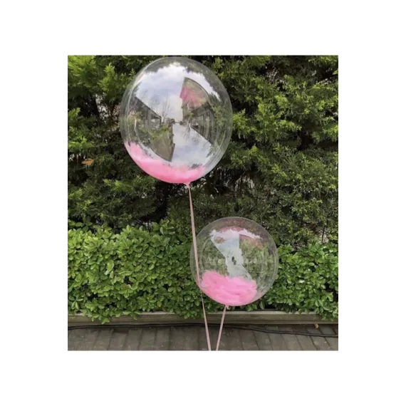 Декоративные перья 100 шт. BALON PARTİ, Цвет: Розовый, Размер: STD, изображение 2