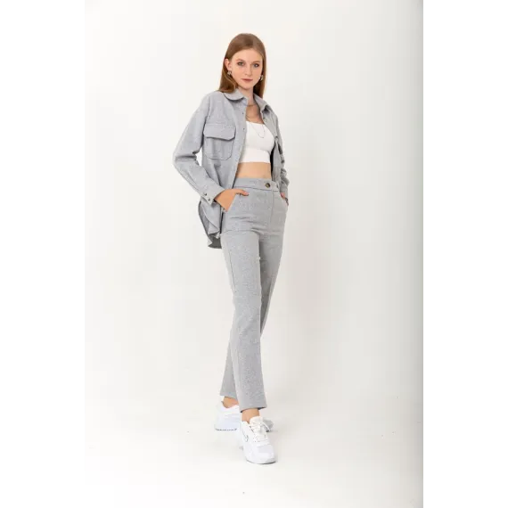 Брюки Kaktus Moda, Цвет: Серый, Размер: XL, изображение 4