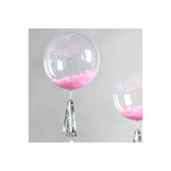 Декоративные перья 100 шт. BALON PARTİ, Цвет: Розовый, Размер: STD, изображение 3