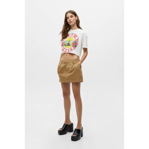 Zenan futbolka Pull & Bear, Reňk: Ak, Ölçeg: XS, 4 image