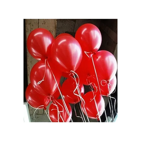 Воздушные шары 10 шт. Tmgrup, Цвет: Красный, Размер: STD, изображение 2