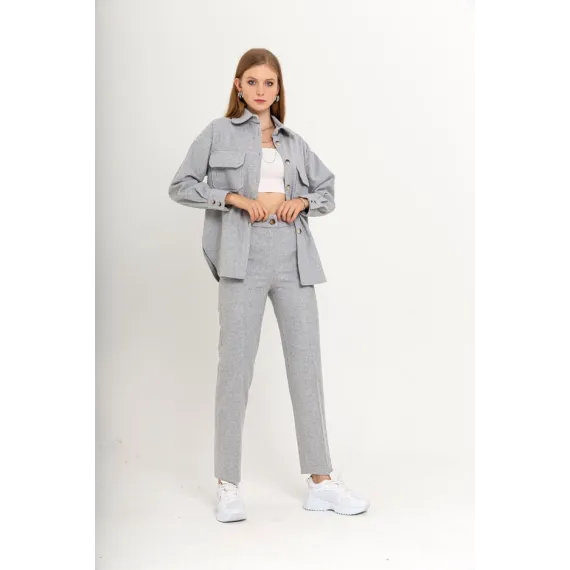 Брюки Kaktus Moda, Цвет: Серый, Размер: XL, изображение 3