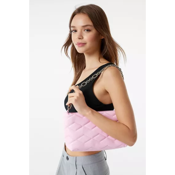 Zenan sumka BERSHKA, Reňk: Gülgüne, Ölçeg: STD, 5 image