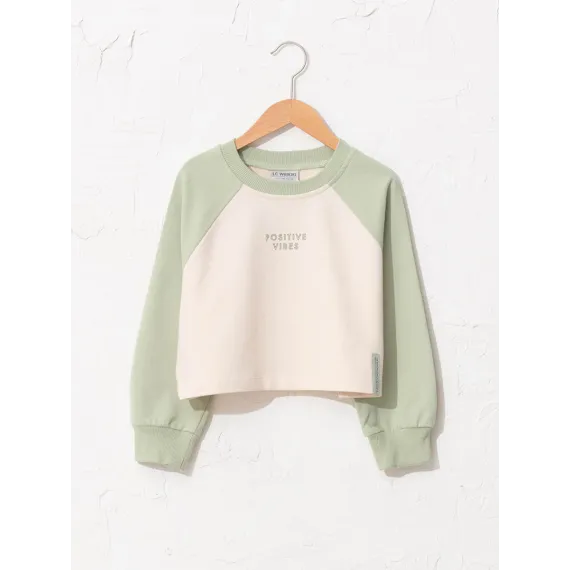 Свитшот LC Waikiki, Цвет: Бежевый, Размер: 3-4 года