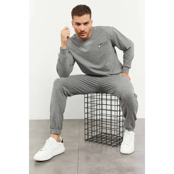 Спортивный костюм Tommy Life, Цвет: Серый, Размер: M