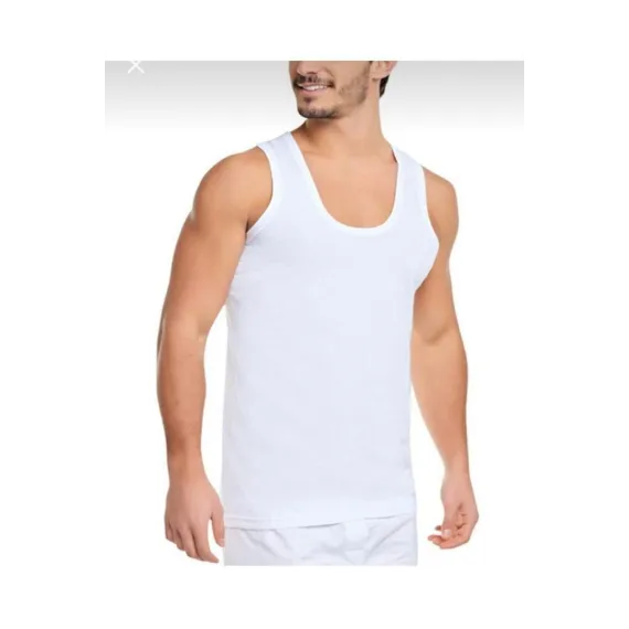 Erkek maýka Seher, Reňk: Ak, Ölçeg: 2XL