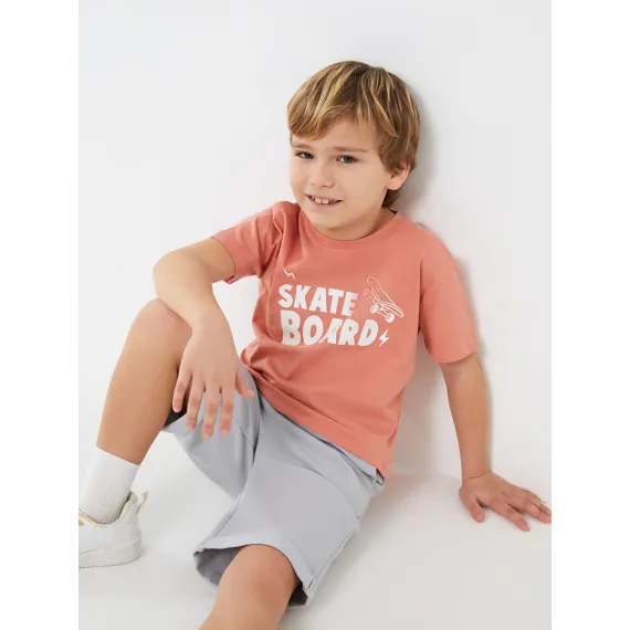 Футболка LC Waikiki, Цвет: Коралловый, Размер: 4-5 лет