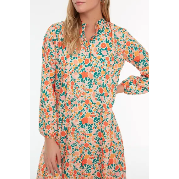 Zenan köýnek TRENDYOL MODEST, Reňk: Mämişi, Ölçeg: 40, 3 image