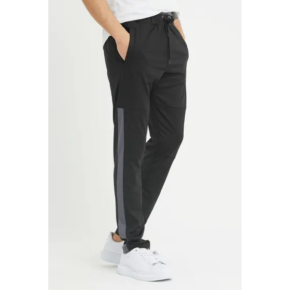 Спортивные штаны SLAZENGER, Цвет: Черный, Размер: S, изображение 2