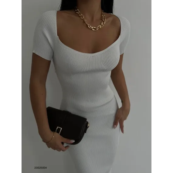 Платье Black Fashion, Цвет: Белый, Размер: M