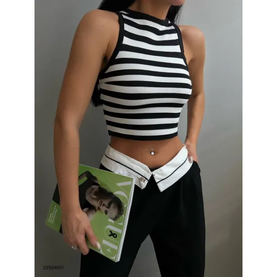 Топ Black Fashion, Цвет: Белый, Размер: S