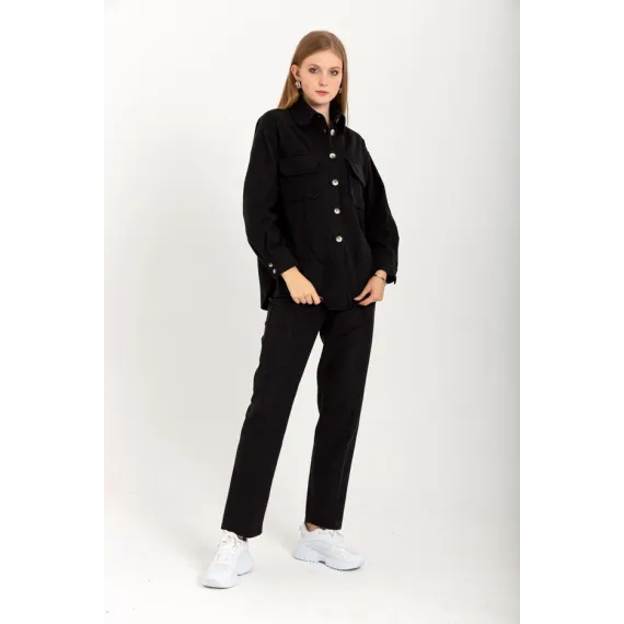 Брюки Kaktus Moda, Цвет: Черный, Размер: S