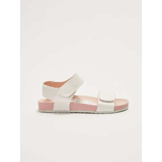 Kiçi gyzlar üçin sandal LC Waikiki, Reňk: Ak, Ölçeg: 28, 2 image