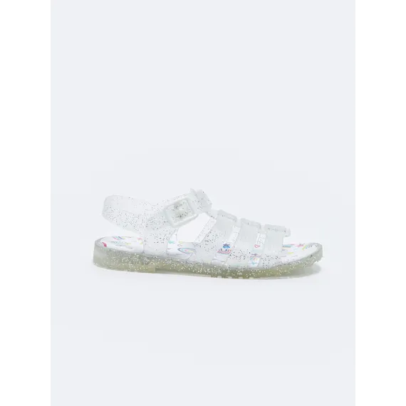 Kiçi gyzlar üçin sandal LC Waikiki, Reňk: Aýdyň, Ölçeg: 32, 2 image