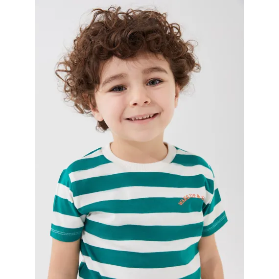 Футболка LC Waikiki, Цвет: Зеленый, Размер: 5-6 лет, изображение 2