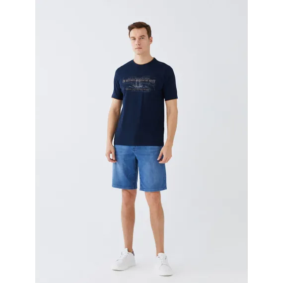 Футболка LC Waikiki, Цвет: Темно-синий, Размер: 3XL, изображение 2